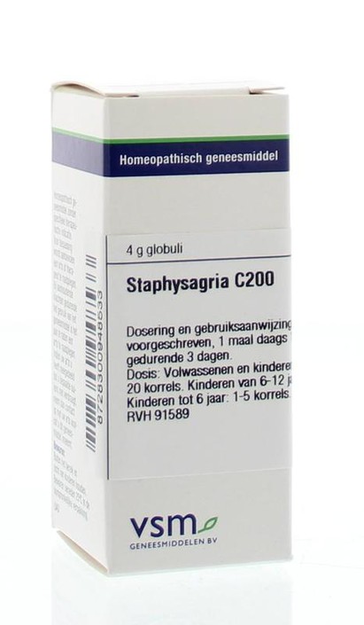 VSM Staphysagria C200 (4 Gram)