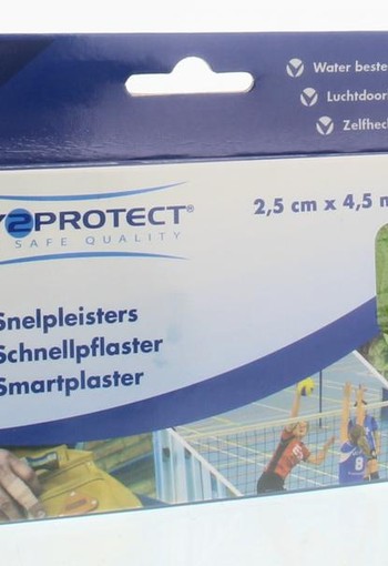 Joy2Protect Snelpleisters groen 2.5cm x 4.5m (2 Rol)