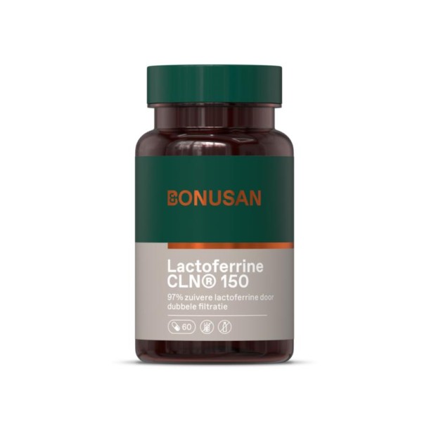 Bonusan Lactoferrine cln 150 (60 Vegetarische capsules)