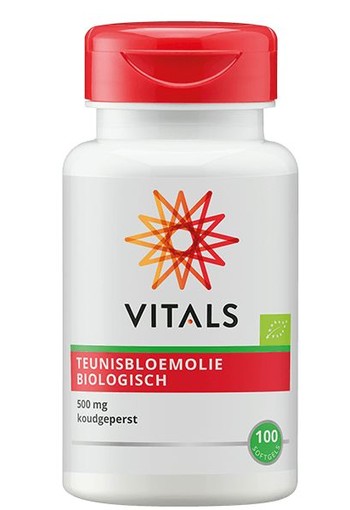 Vitals Teunisbloemolie 500 mg bio (100 Softgels)