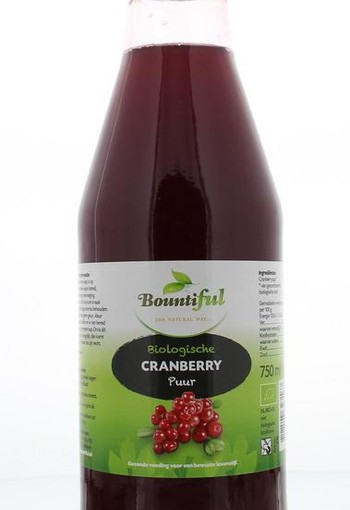 Bountiful Cranberrysap bio (750 Milliliter)