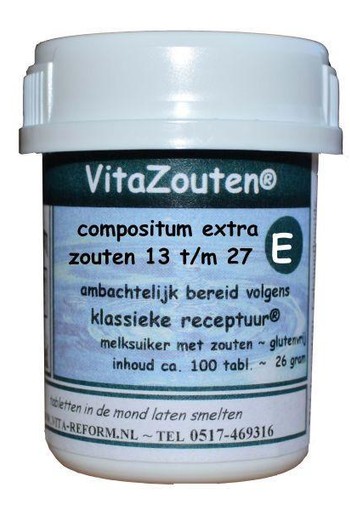 Vitazouten Compositum extra 13 t/m 27 (120 Tabletten)