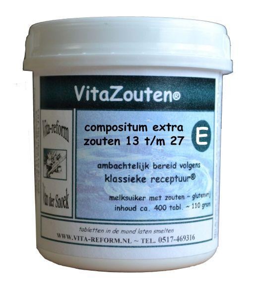 Vitazouten Compositum extra 13 t/m 27 (400 Tabletten)