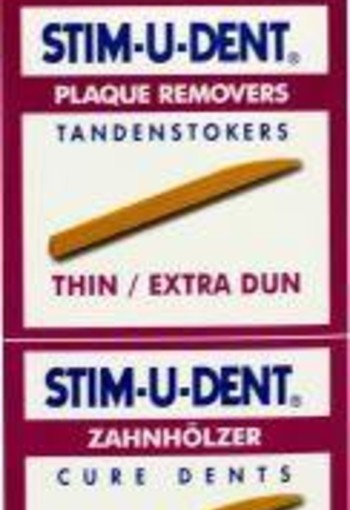 Stimudent Tandenstokers dun 4 x 40 stuks 160 Stuks