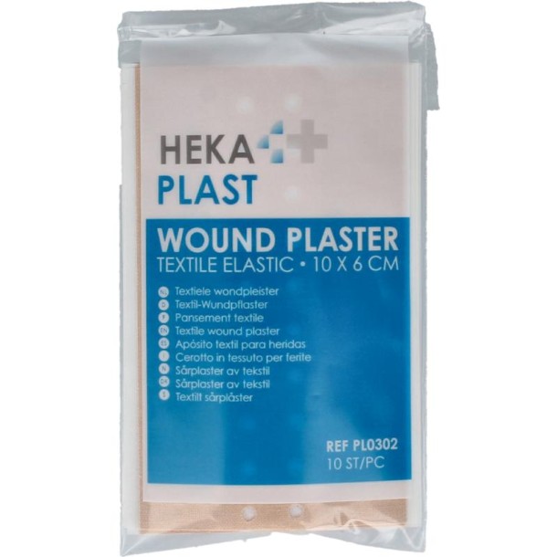 Heka Wondpleister 10cm x 6cm (10 Stuks)
