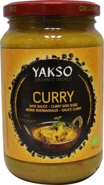 Yakso Curry wok saus bio (350 Gram)