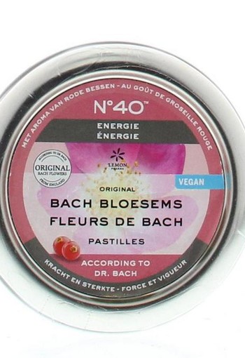 Lemonpharma Bach Bach bloesems pastille nr 40 energie (50 Gram)