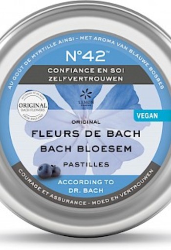 Lemonpharma Bach Bach bloesems pastilles nr 42 zelfvertrouwen (50 Gram)