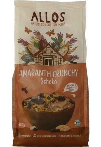 Allos Crunchy amarant chocolade bio (400 Gram)