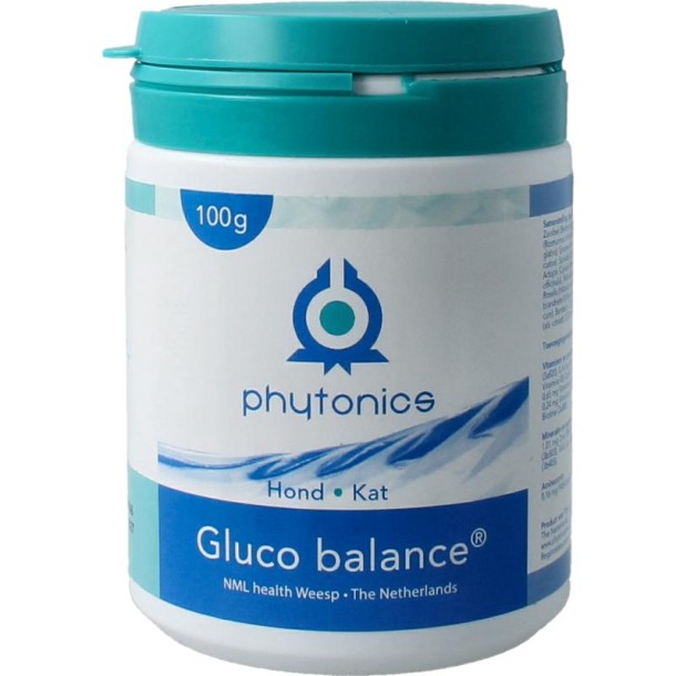 Phytonics Gluco balance hond/kat (100 Gram)
