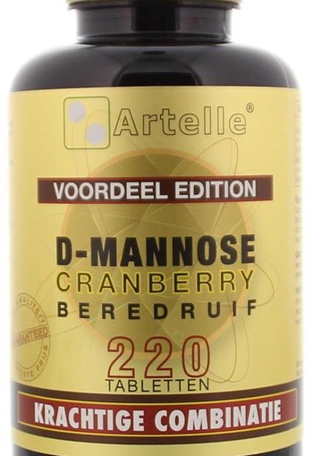 Artelle D-Mannose cranberry berendruif (220 Tabletten)