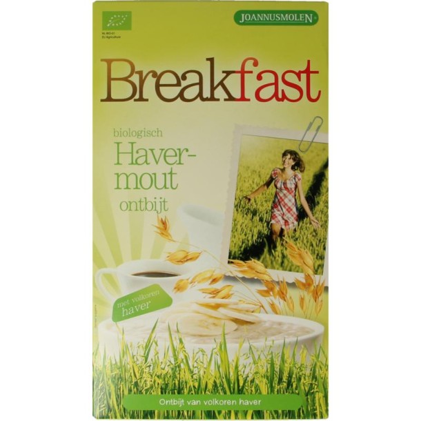 Joannusmolen Breakfast havermout ontbijt bio (300 Gram)
