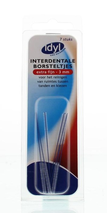 Idyl Interdentaal borstel extra fijn 3mm (7 Stuks)