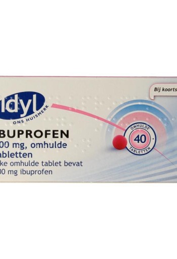 Idyl Ibuprofen 200mg suikervrij (40 Tabletten)