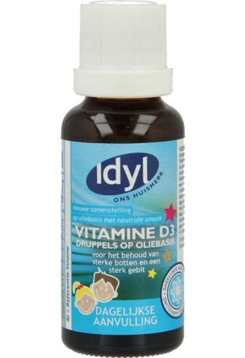 Idyl Vitamine D 10 mcg druppels (25 Milliliter)