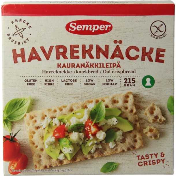 Semper Haverknackebrood (215 Gram)