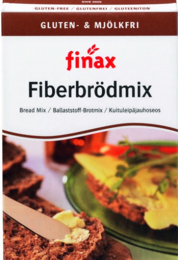 Finax Broodmix bruin vezelrijk glutenvrij (1 Kilogram)