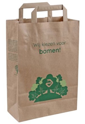 Spruyt Hillen Draagtas escupac 22 x 10 x 33 cm (250 Stuks)