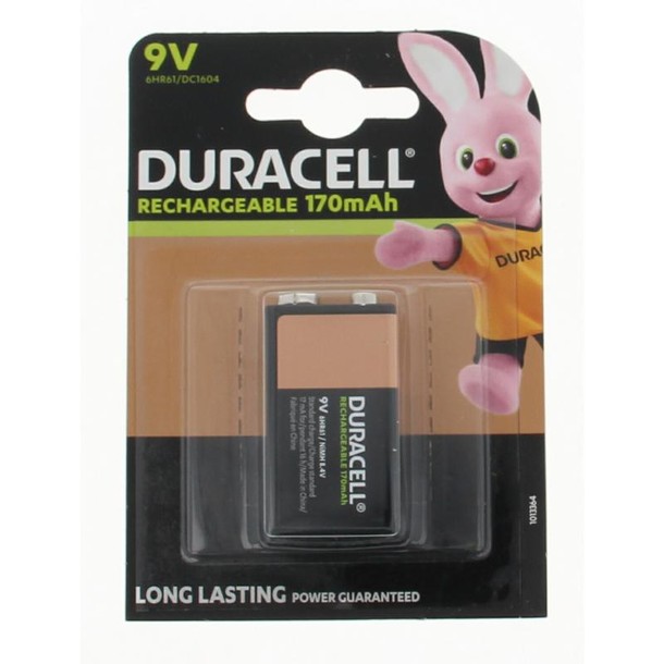 Duracell Rechargeable 9V 6HR61 (1 Stuks)