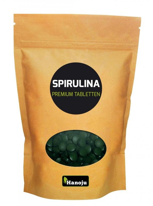 Hanoju Spirulina 400mg premium zak (625 Tabletten)