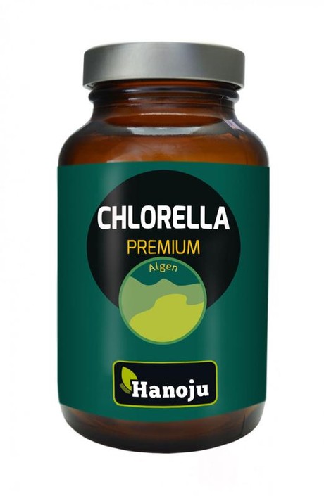 Hanoju Chlorella tabletten pet flacon (300 Tabletten)