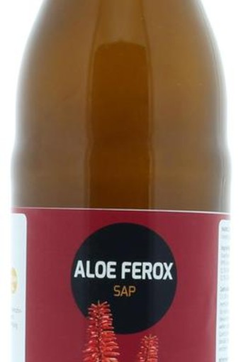 Hanoju Aloe ferox heel blad sap glas fles (1 Liter)
