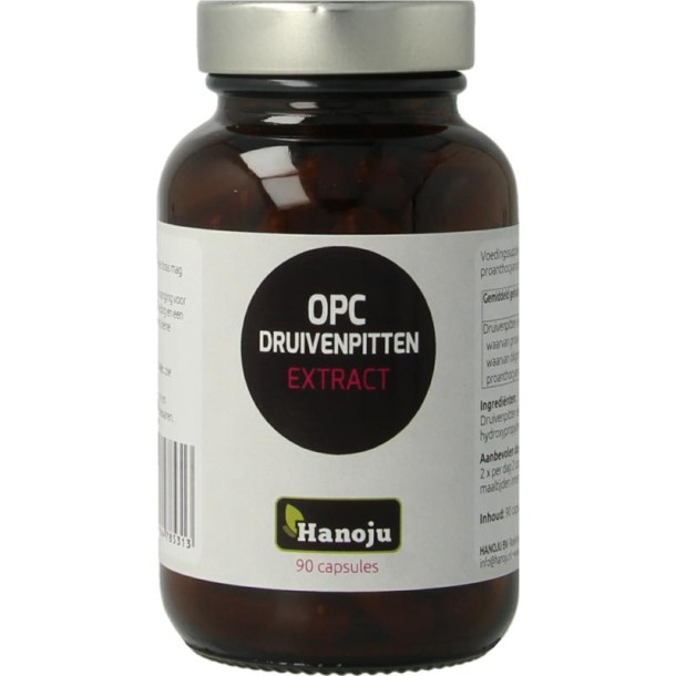 Hanoju OPC druivenpitten extract 400mg (90 Capsules)