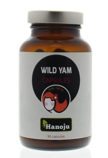 Hanoju Wild yams 500 mg (90 Vegetarische capsules)