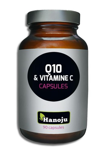 Hanoju Co-enzym Q10 30 mg vitamine C 500 mg (90 Vegetarische capsules)