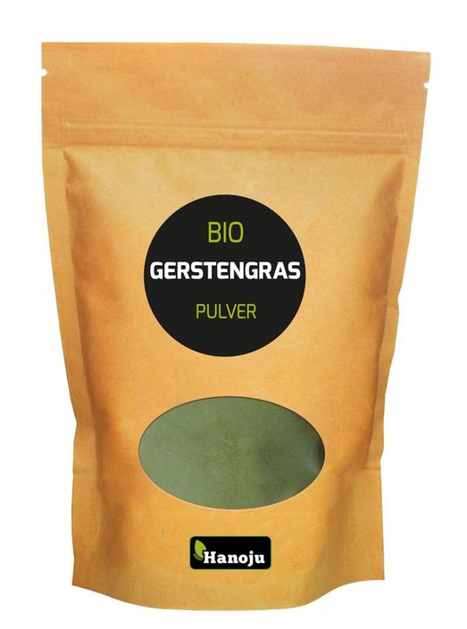 Hanoju Gemalen gerstegras paper bag bio (250 Gram)