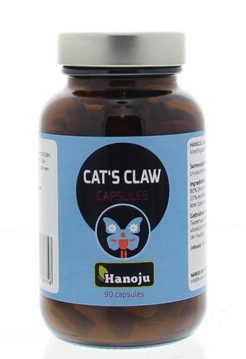 Hanoju Cats claw 400mg (90 Vegetarische capsules)
