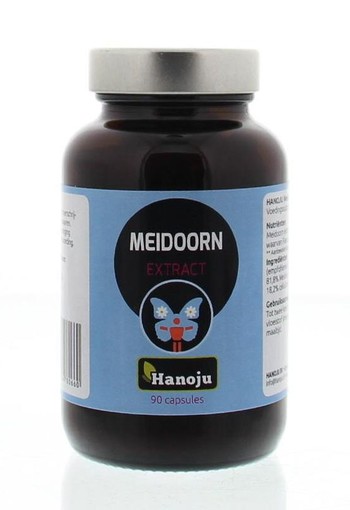 Hanoju Meidoorn extract 450 mg (90 Vegetarische capsules)