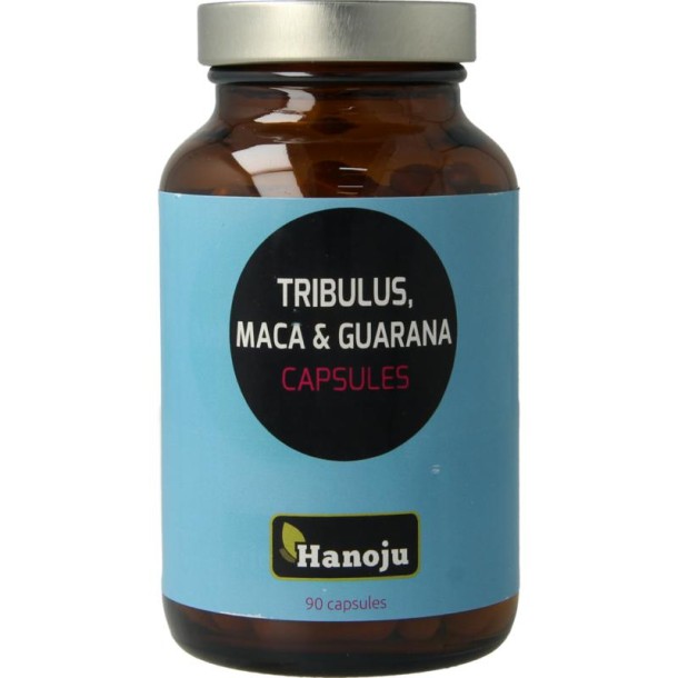 Hanoju Tribulus maca guarana extract (90 Vegetarische capsules)