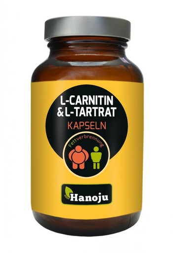 Hanoju L-Carnitine L-Tartraat 500 mg (90 Vegetarische capsules)