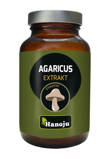 Hanoju Agaricus abm paddenstoel extract 400mg (90 Tabletten)