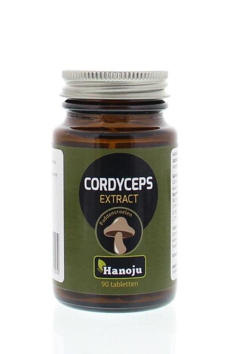 Hanoju Cordyceps paddenstoel 400mg (90 Tabletten)