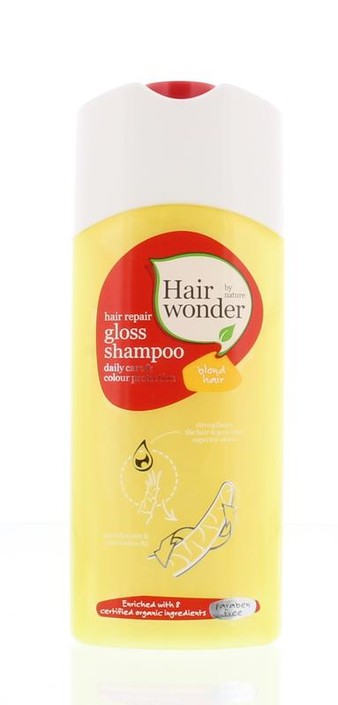 Hairwonder Hair repair gloss shampoo blonde hair (200 Milliliter)