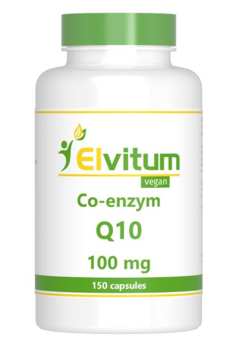 Elvitum Co-enzym Q10 100mg (150 Vegetarische capsules)
