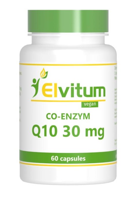 Elvitum Co-enzym Q10 30mg (60 Vegetarische capsules)