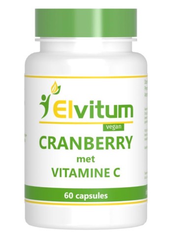 Elvitaal/elvitum Cranberry + 60mg vitamine C (60 Vegetarische capsules)
