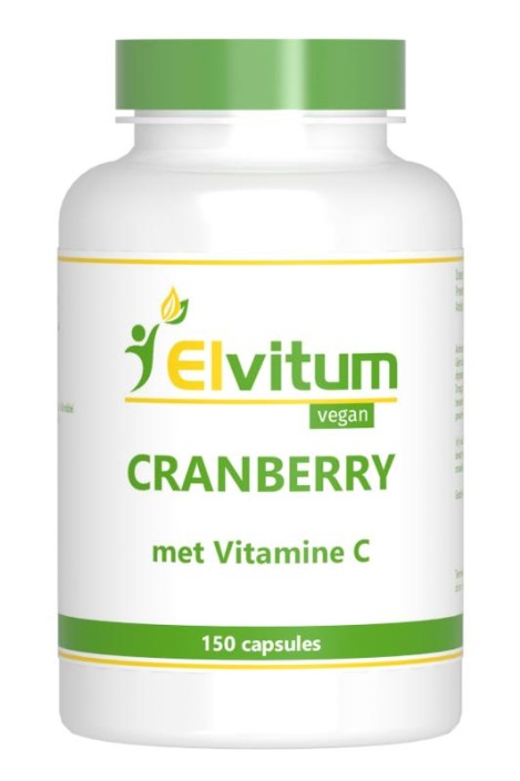 Elvitaal/elvitum Cranberry + 60mg vitamine C (150 Vegetarische capsules)