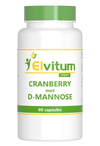 Elvitaal/elvitum Cranberry & D-mannose (60 Vegetarische capsules)