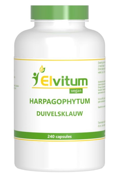 Elvitaal/elvitum Duivelsklauw harpagophytum (240 Vegetarische capsules)