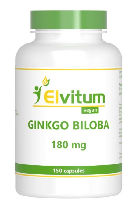 Elvitum Ginkgo biloba (150 Vegetarische capsules)