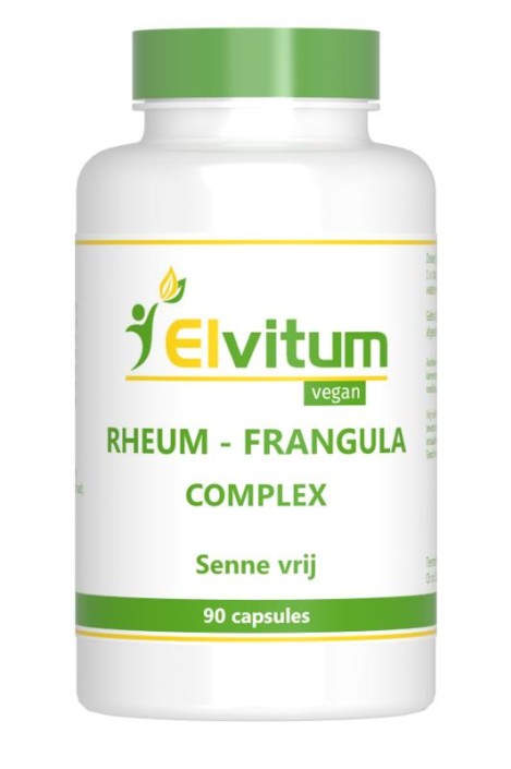 Elvitum Rheum frangula complex (90 Vegetarische capsules)