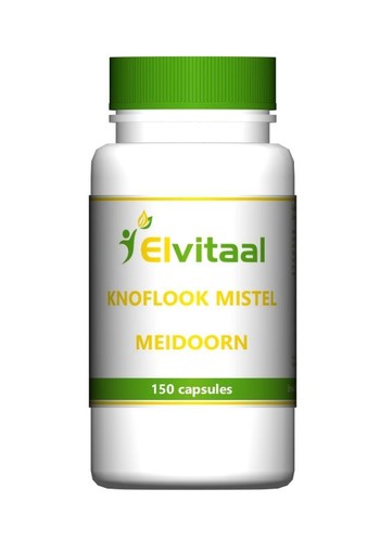 Elvitum Knoflook mistel meidoorn (150 Capsules)
