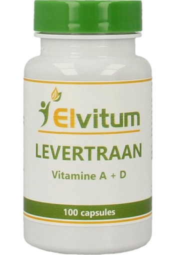 Elvitum Levertraan A D3 (100 Capsules)