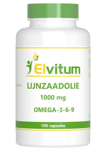 Elvitum Lijnzaadolie omega 3-6-9 (100 Capsules)