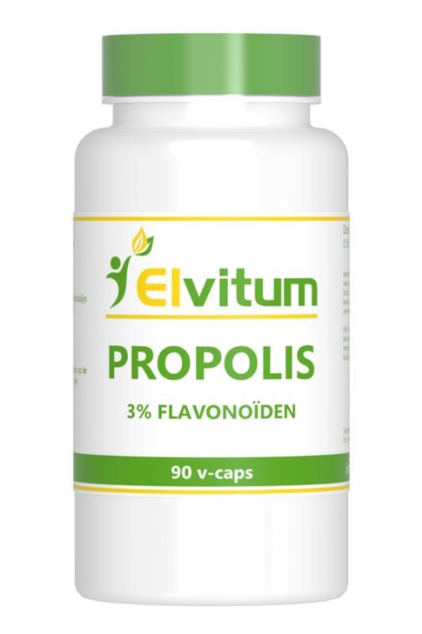 Elvitum Propolis 3% flavonoiden (90 Vegetarische capsules)