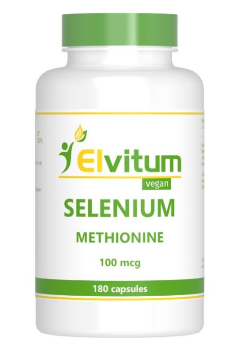 Elvitum Selenium methionine 100mcg (180 Vegetarische capsules)